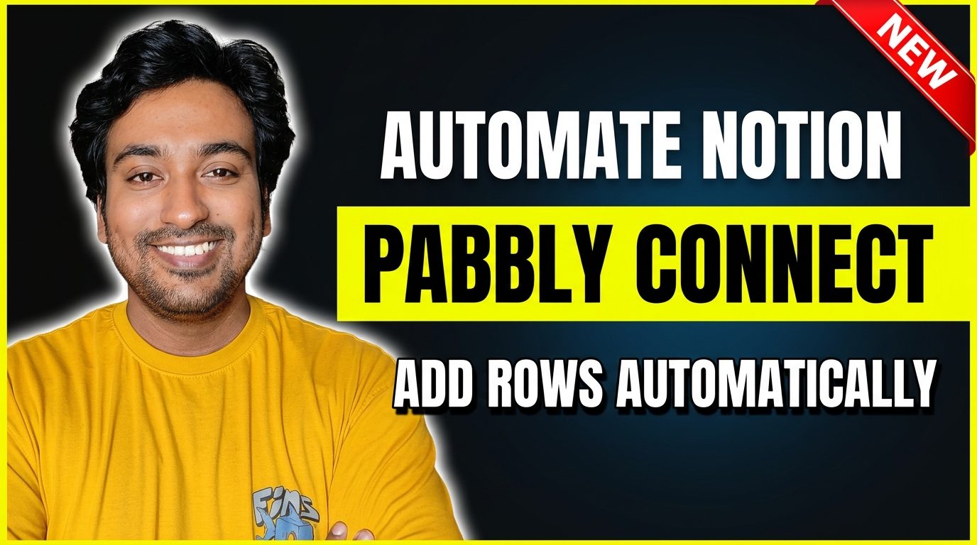 Notion + Pabbly Connect: Auto-Add Database Rows