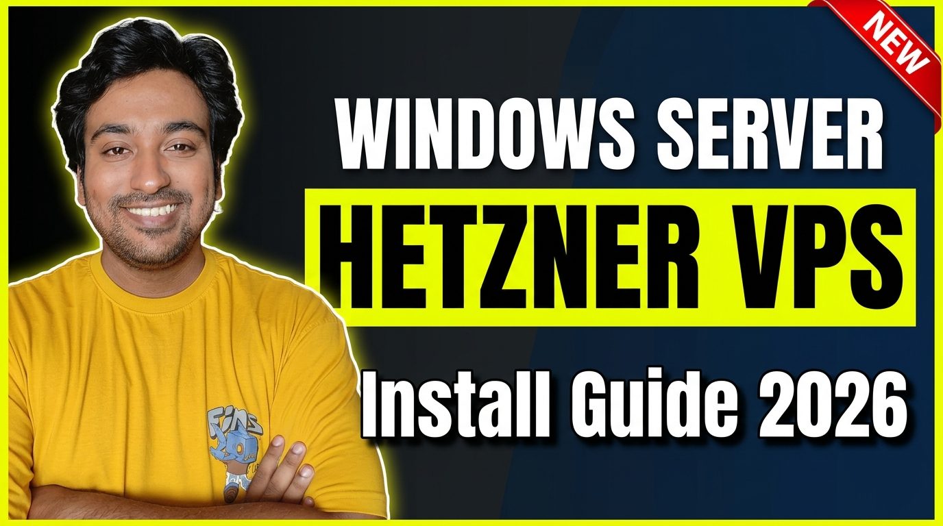 How to Install Windows Server on Hetzner VPS (Free and Works in 2026)