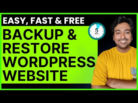 How to Backup Your WordPress Website For Free WP Plugin 2024