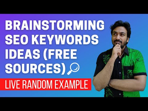 Brainstorming SEO Keywords - Market Research to Find Keyword Ideas in 2023