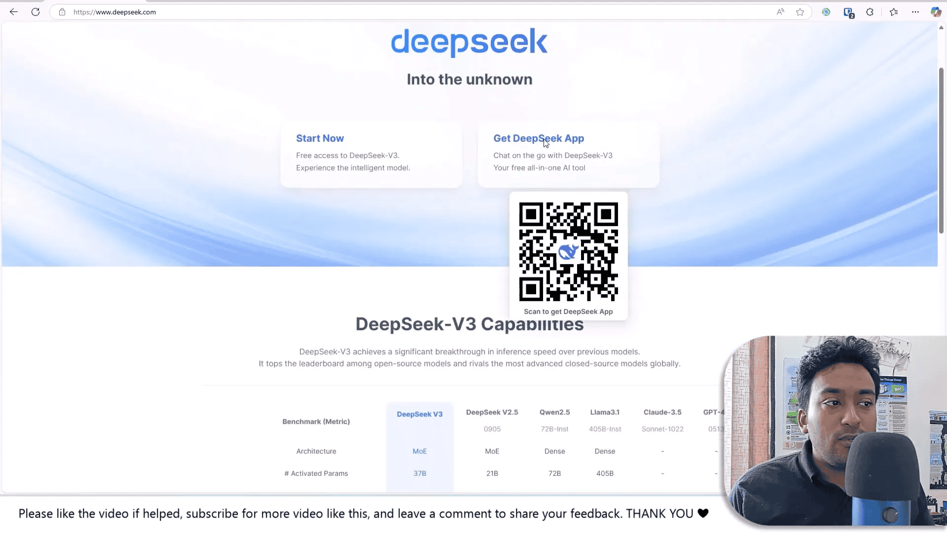 Deepseek R1 Website