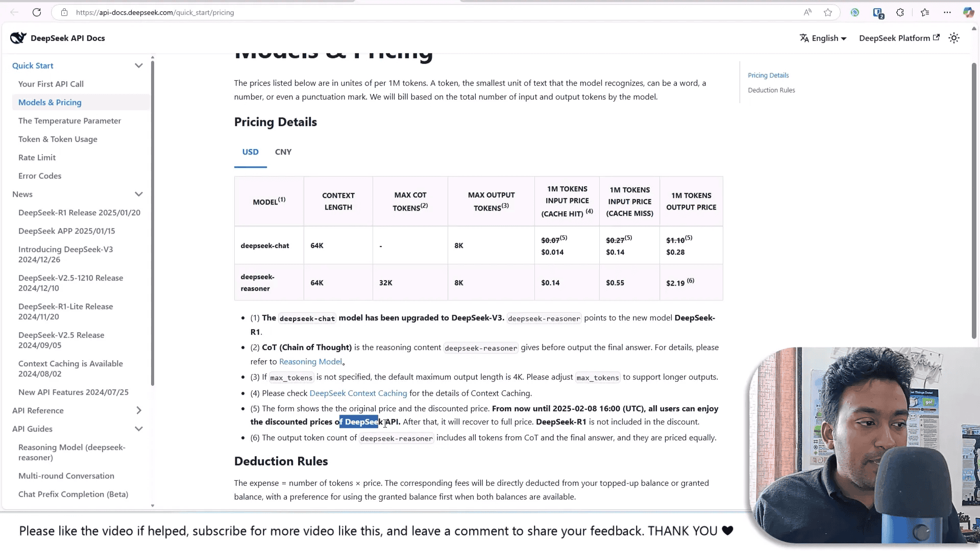 Deepseek R1 Pricing Comparison