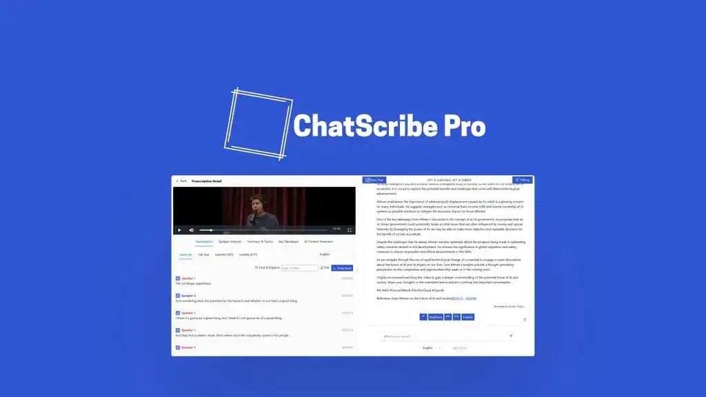 Chatscribe Pro Lifetime Deal