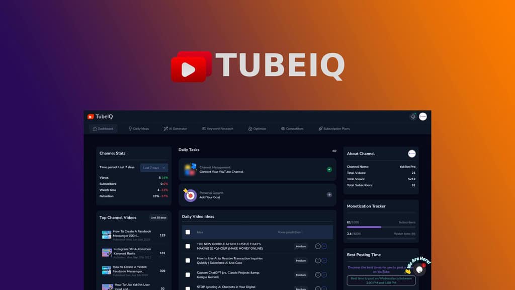 Tubeiq Lifetime Deal