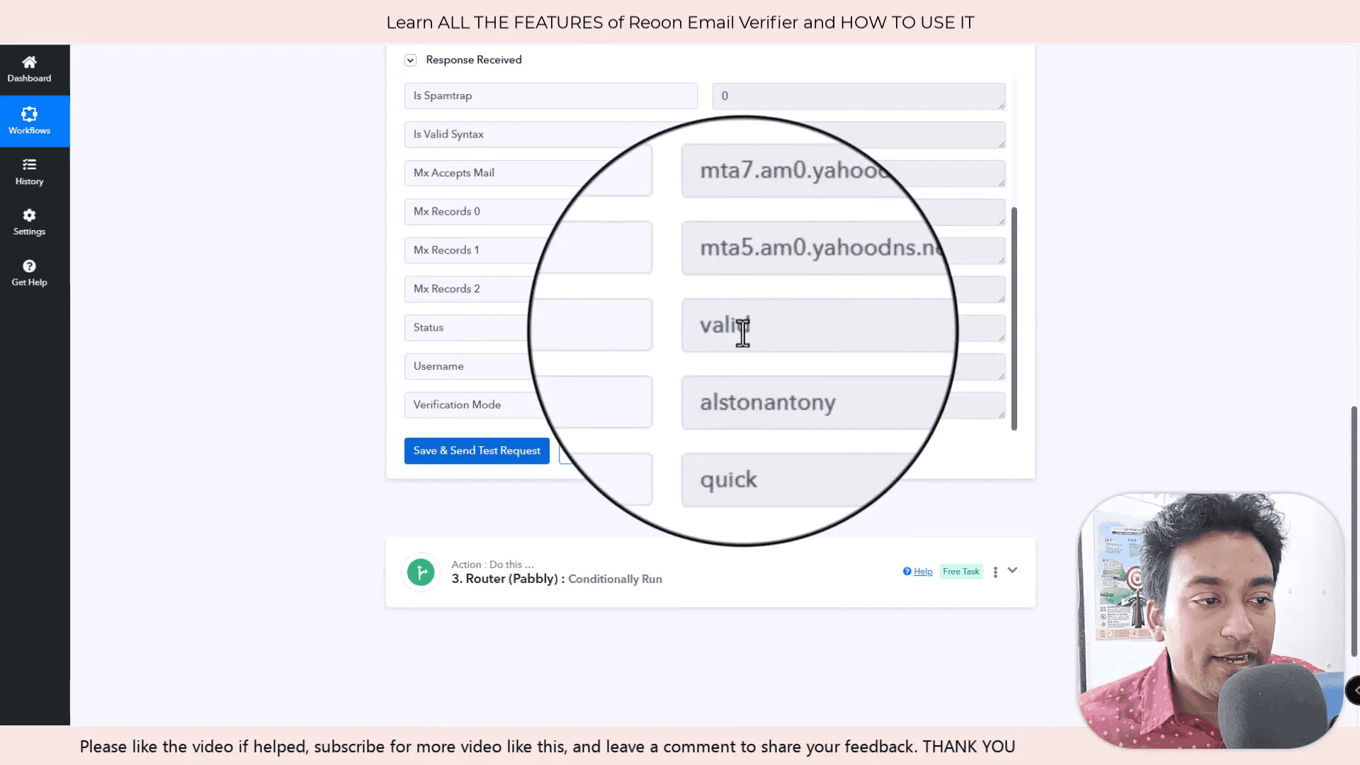 Setting up conditional actions based on API results