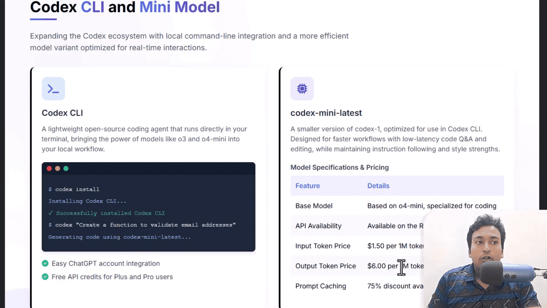 Codex CLI and Codex Mini