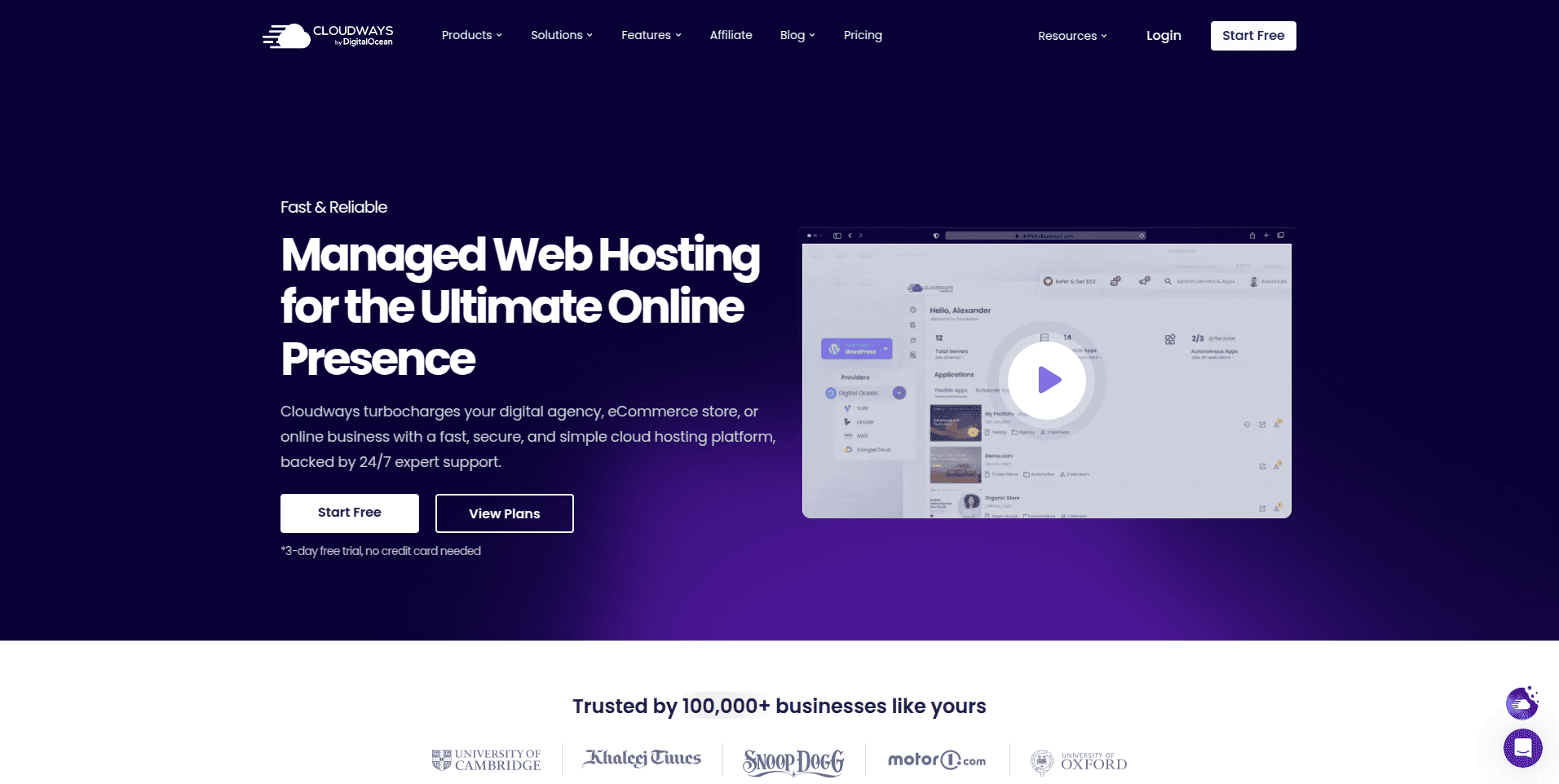 Cloudways – Best for Cloud Hosting