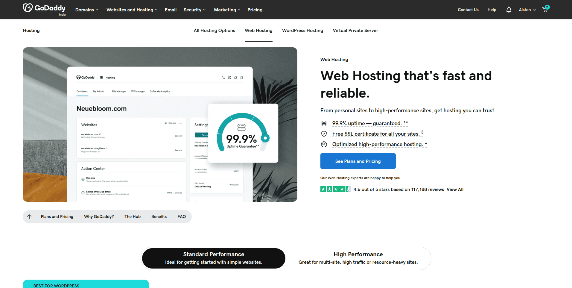GoDaddy – Versatile Hosting Solutions