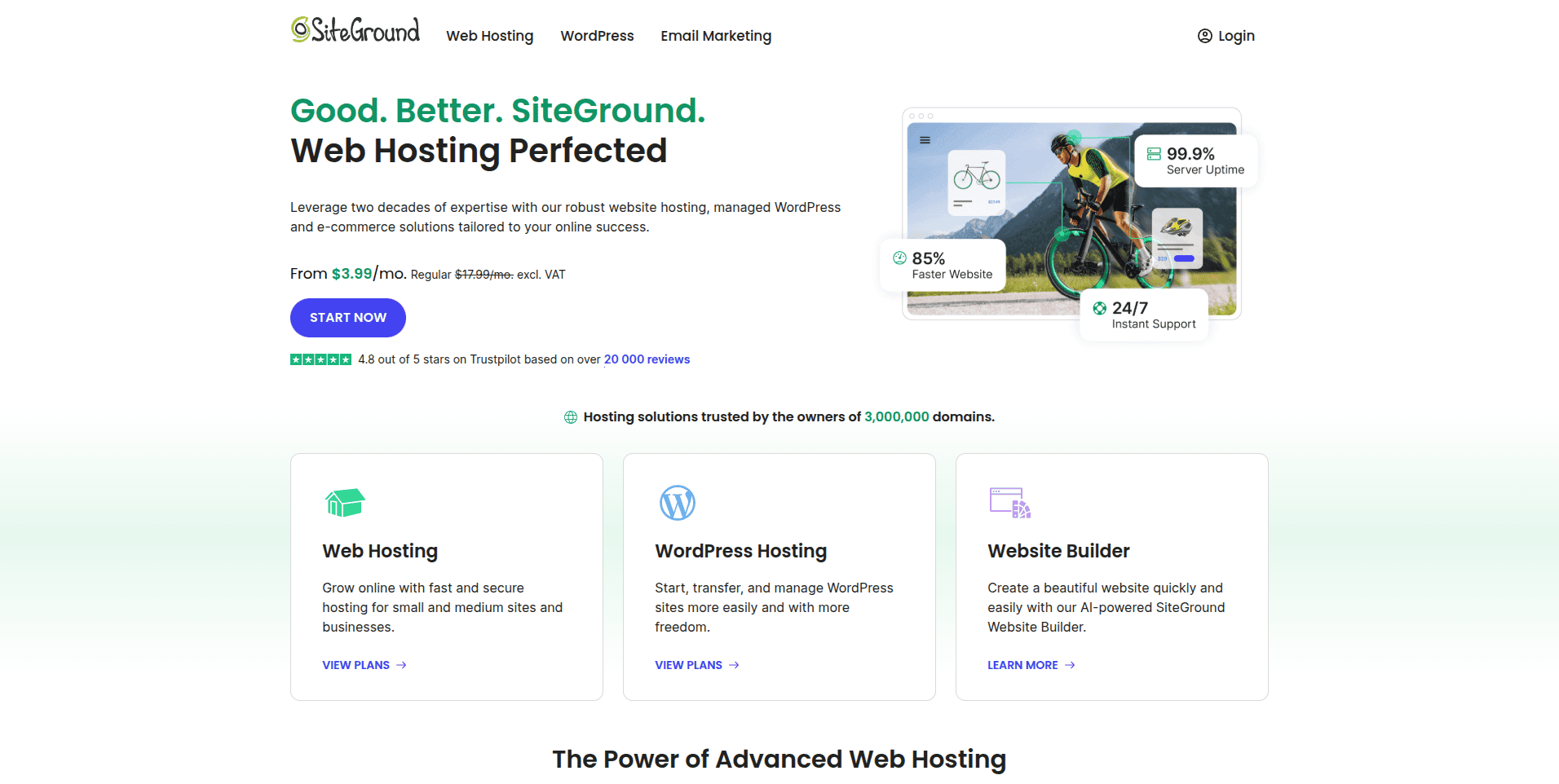 SiteGround – Excellent Customer Support