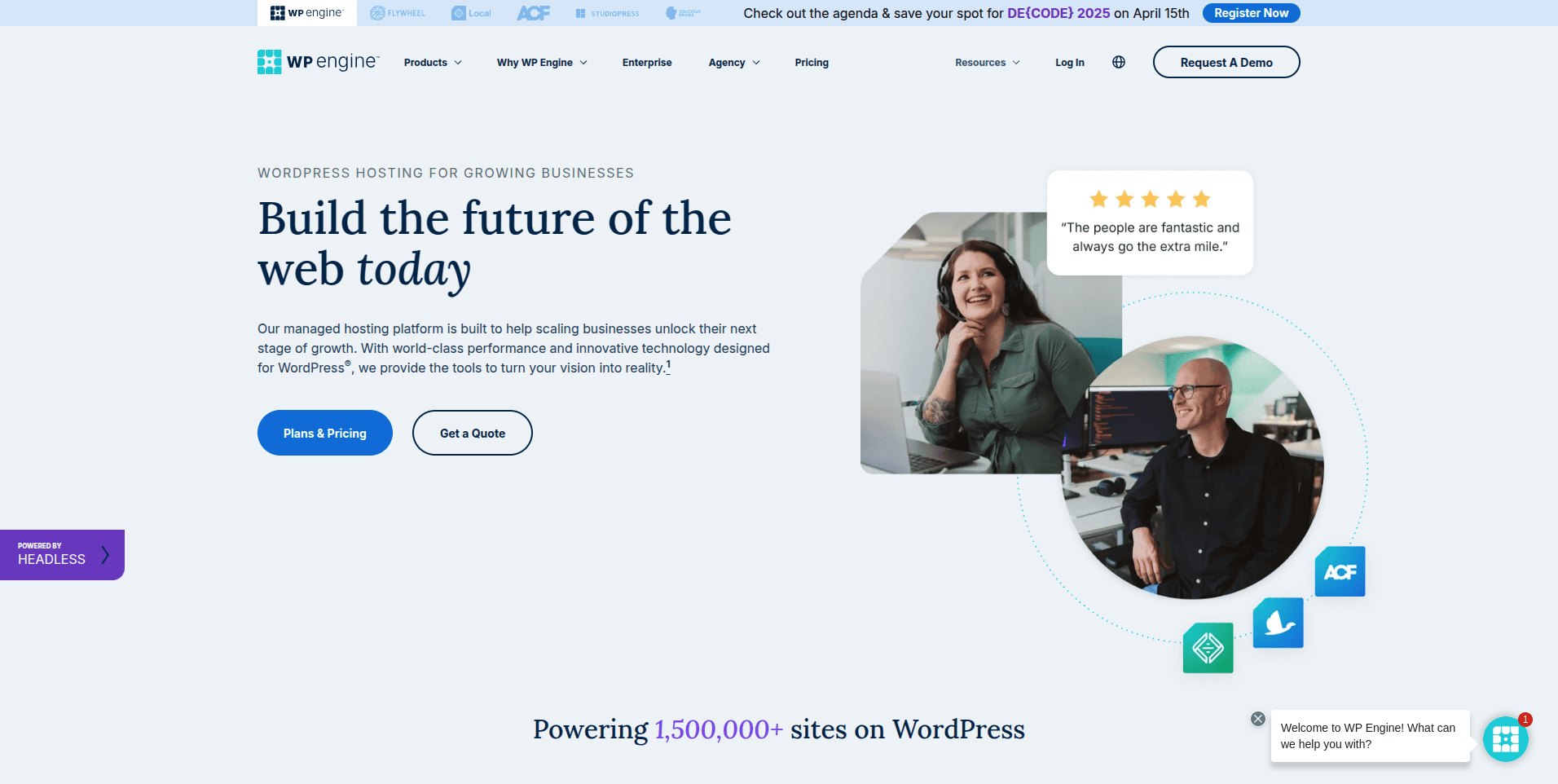 WP Engine - Top Managed WordPress Hosting