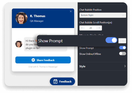 WP social chat