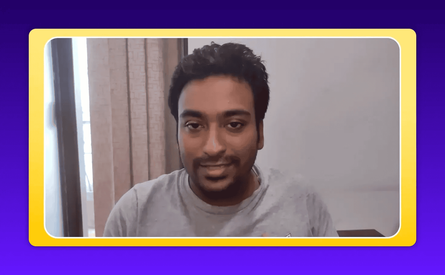 Clear video screenshot of presenter looking at camera, smiling slightly — ideal thumbnail for SMART goals section