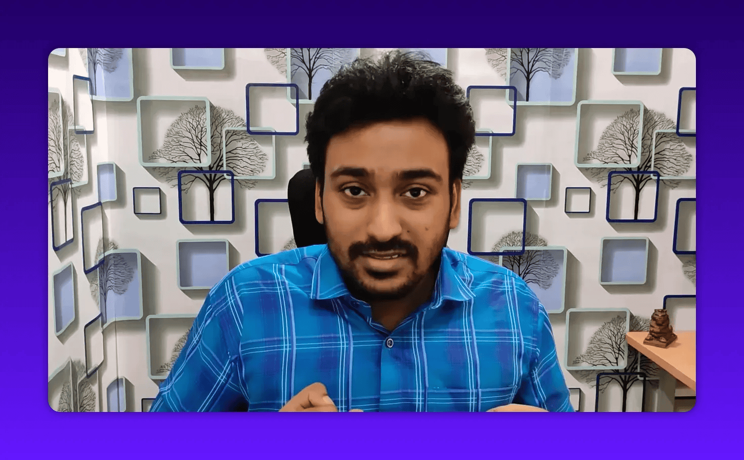 Instructor looking directly at the camera, ready to summarize the quiz and introduce the conclusion